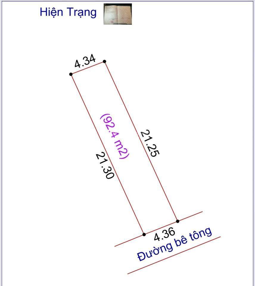Chính chủ gửi bán 92.4m² lập trí minh trí sóc sơn hà nội