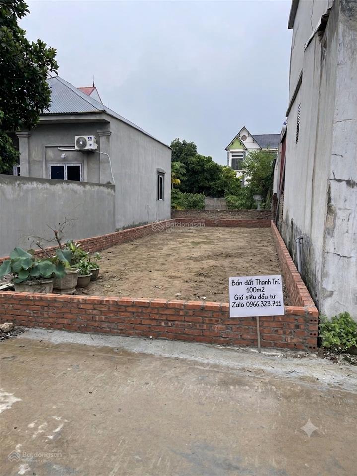 Bán đất thanh trí 100m² giá siêu đầu tư
