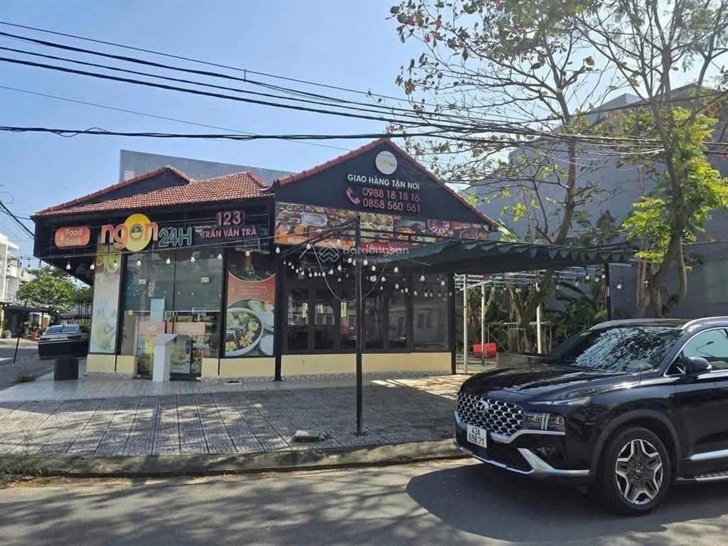 Lô góc 2 mặt tiền trần văn trà 212m² ngang 10m. quỹ đất lớn hiếm có tại hòa xuân
