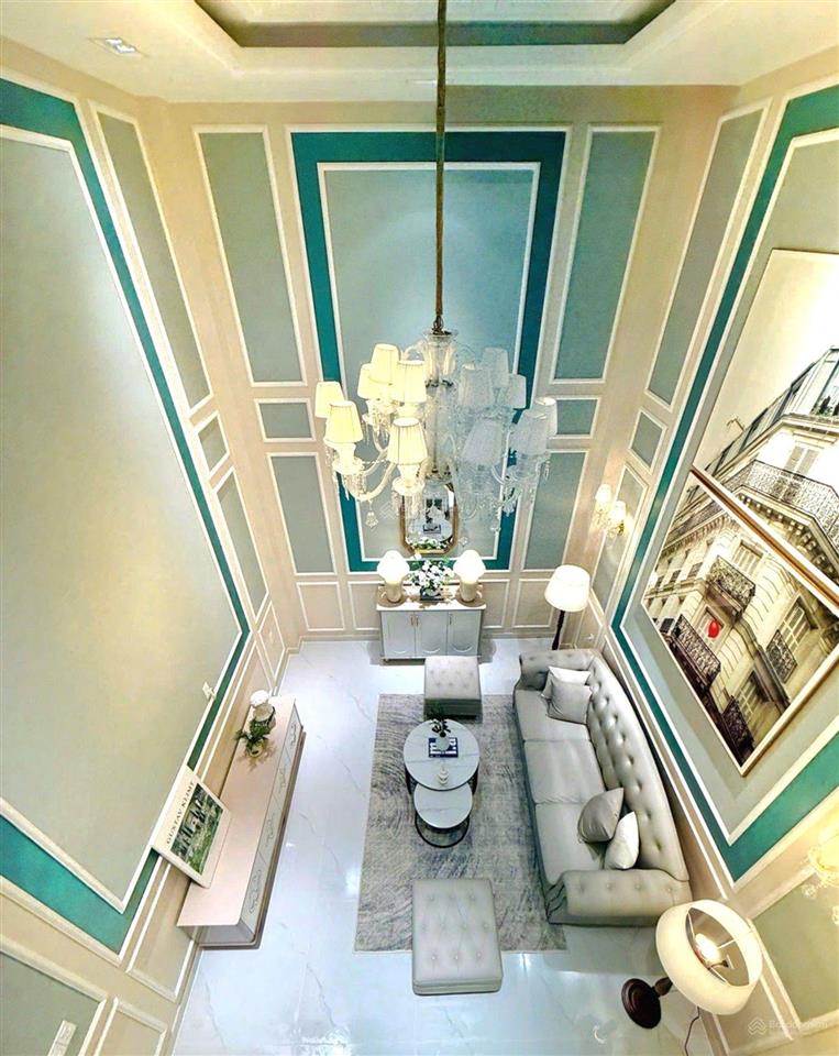 Dừng 3s xem nhà đẹp 4 tầng thoại ngọc hầu. 64m², có 5 pn, có 1 pn dưới trệt. hẻm xe tăng
