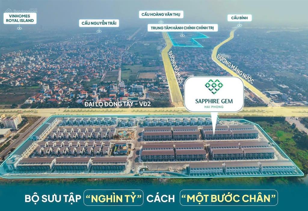 Bán gấp shophouse 140m2 sapphire gem hướng đông đối diện regina chỉ 8,2 tỷ bao full thuế phí