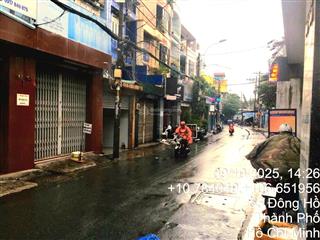 Bán nhà 2 lầu 2 mặt tiền kinh doanh đường đông hồ gần ngã tư lạc long quân