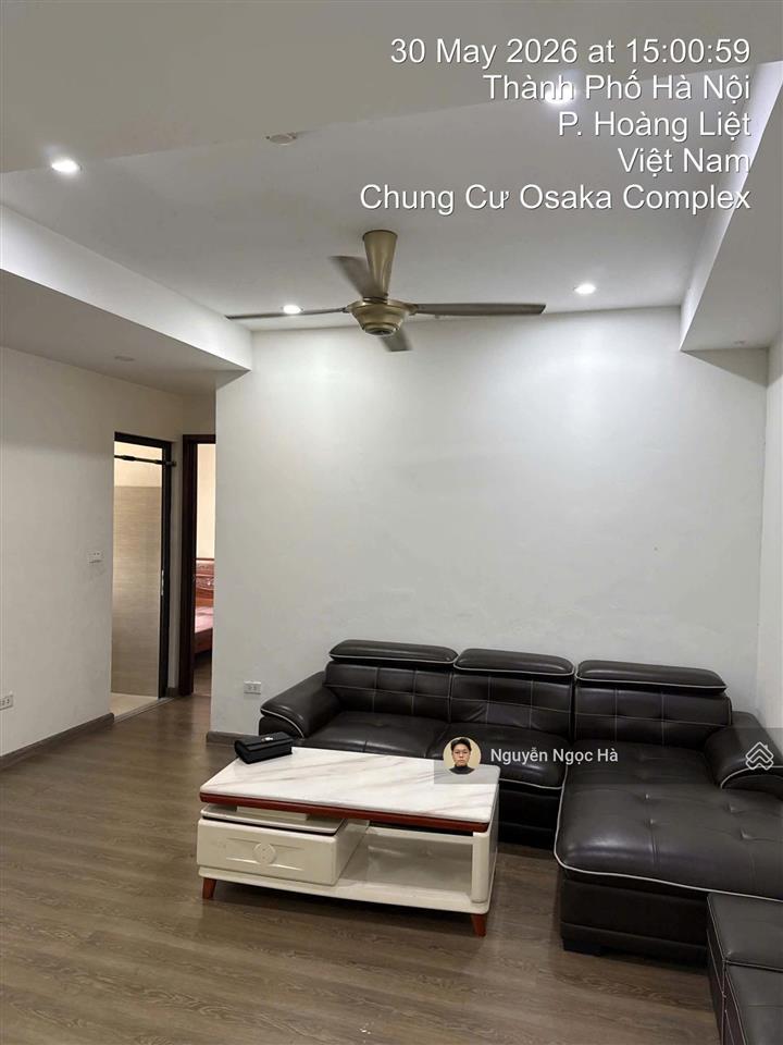Cho thuê căn hộ 2pn, 8 triệu, 53m2 tại osaka complex, ngọc hồi, hoàng liệt