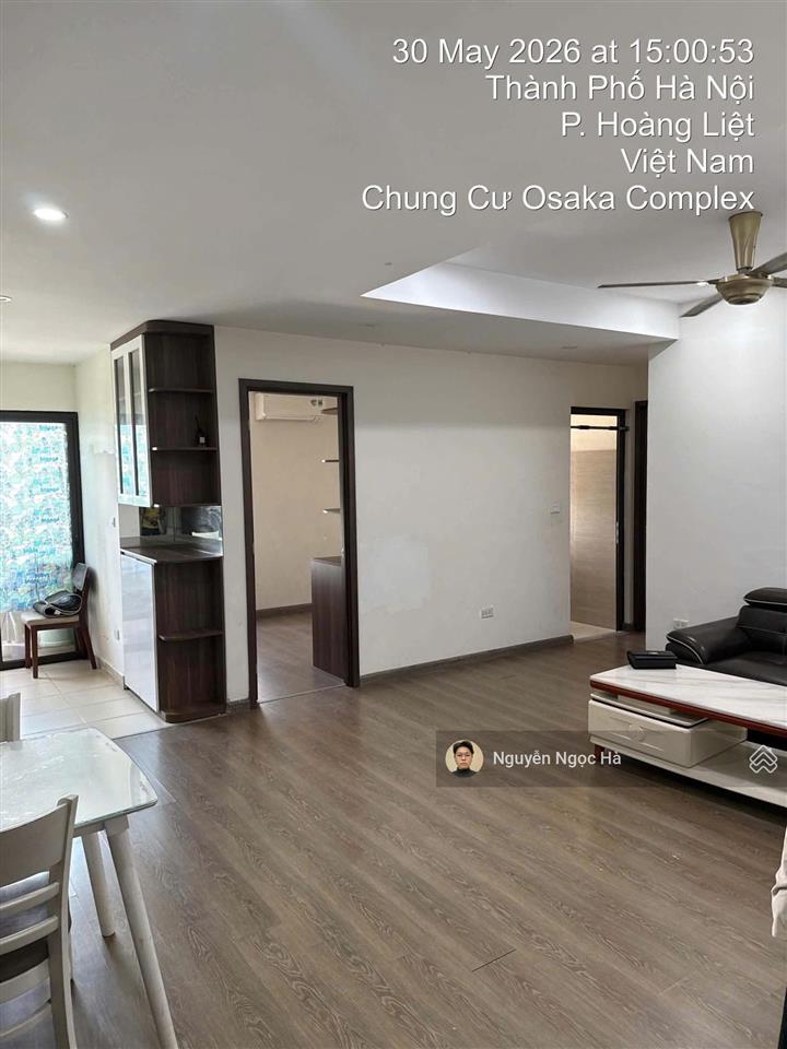 Cho thuê căn hộ 2pn, 8 triệu, 53m2 tại osaka complex, ngọc hồi, hoàng liệt