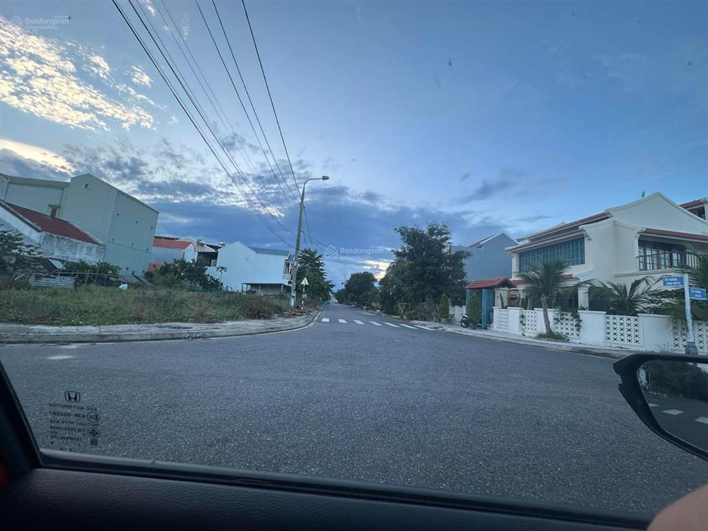 Hot! bán đất 2 mặt tiền 283m2 tại lương thúc kỳ, cẩm an, hội an, 39 triệu / m2