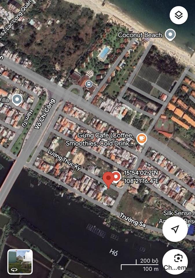 Hot! bán đất 2 mặt tiền 283m2 tại lương thúc kỳ, cẩm an, hội an, 39 triệu / m2