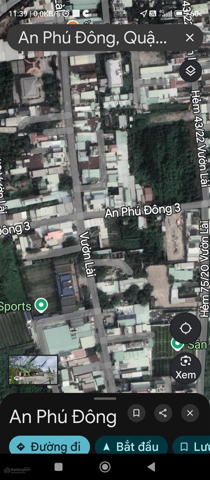 Bán đất mt apđ03, cách vườn lài 100m, đường 10m, dự phóng 30m, 112m2, chỉ 7,2 tỷ