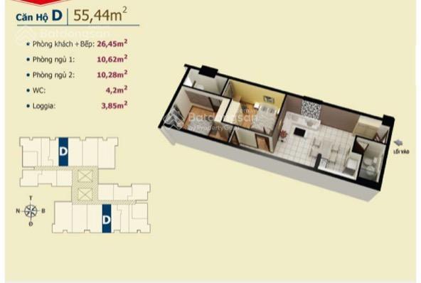 Chính chủ gửi bán gấp căn võ đình 2 pn chỉ 19** hỗ trợ vay bank