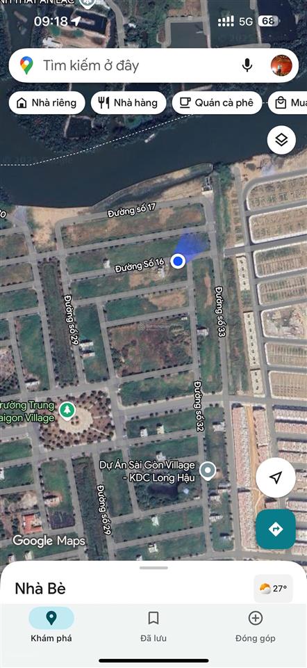 Bán gấp nền đất giá tốt tại nhà bè, gần đường nguyễn bình, cầu rạch dơi 1km, giá 3tỷ5 cho 120m2