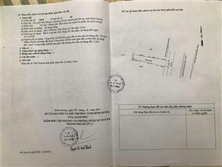 Bán đất mt đường nguyễn an ninh (dĩ an  truông tre cũ), diện tích 163,6m2