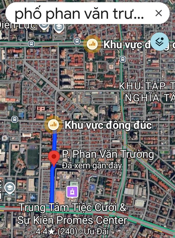 Bán nhà ngõ phố phan văn trường kinh doanh