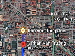 Bán nhà ngõ phố phan văn trường kinh doanh
