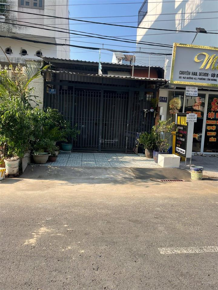 Bán nhà cấp 4 mặt tiền đường số tân quy, dt sử dụng 98m2, giá 13,8 tỷ, sổ hồng chính chủ