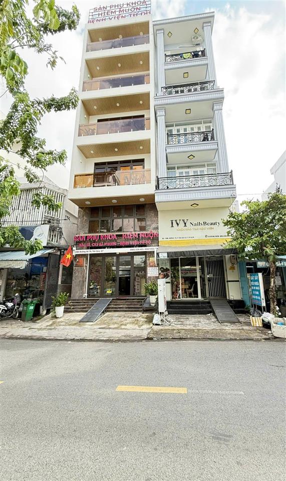 Giảm 35% từ giá 24 tỷ, giảm còn 17,5 tỷ mặt tiền đường số 79, tân quy, nhà 6 tầng hoàn công đầy đủ