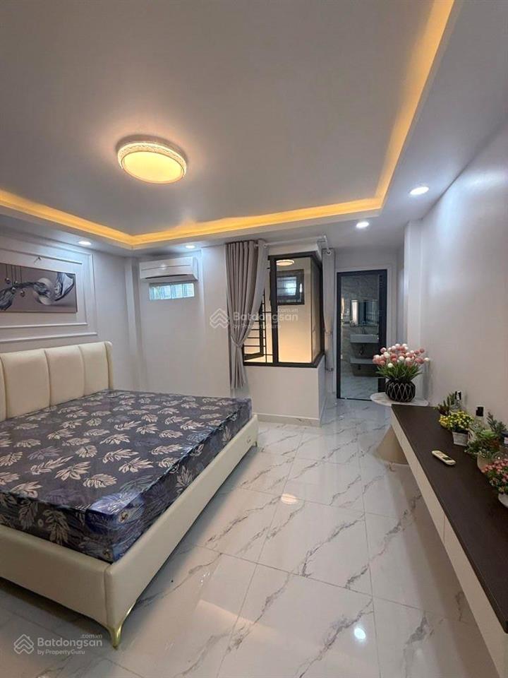 Bán nhà 4 tầng, mặt tiền 4m, xe hơi đậu cửa, huỳnh tấn phát, chỉ 6.1 tỷ, tặng nội thất