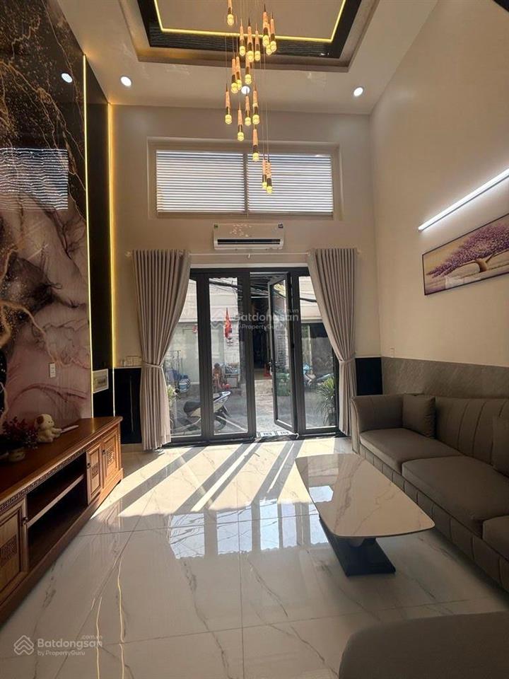 Bán nhà 4 tầng, mặt tiền 4m, xe hơi đậu cửa, huỳnh tấn phát, chỉ 6.1 tỷ, tặng nội thất