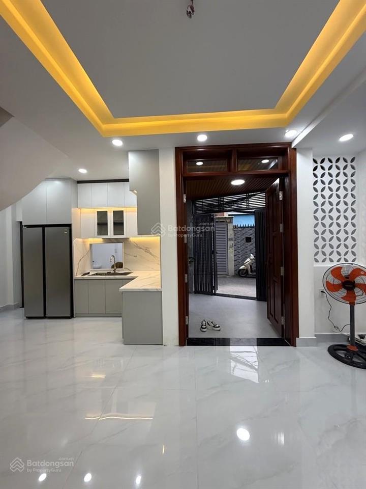 Nhà mới 4 tầng, mặt tiền 7m, hẻm ôtô quay đầu, gần lotte. tặng nội thất. 9.5 tỷ, lô góc 2 mặt tiền