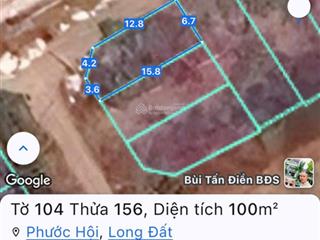 Chính chủ bán lô đất phước hải, thành phố hồ chí minh (xã lộc an, huyện đất đỏ cũ)
