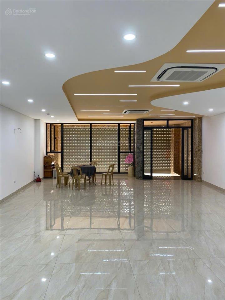 Chính chủ cho thuê nhà mới trung kính, 120m x 8 tầng, hầm, mt 8m, thông sàn, thang máy, pccc, 90tr