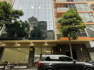 Cho thuê toà nhà phố dịch vọng 120m2 6 tầng 1 hầm mặt tiền khủng, thang máy nhập, 55tr/th