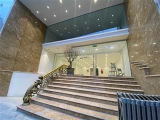 Cho thuê toà nhà 8 tầng 1 hầm phân lô phố nguyễn ngọc vũ, cầu giấy, mới toanh, thang máy, 45tr/th