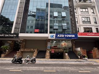 Cho thuê toà nhà phố vũ phạm hàm 90m2 7 tầng, thông sàn, thang máy nhập khẩu, full kính, 45tr/th