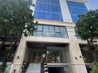 Cho thuê nhà nguyễn thị định 90m2  8 tầng, 1 hầm, thang máy, mặt tiền khủng, 50tr/th