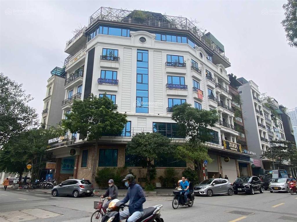 Tòa nhà lô góc phố tung hòa, trung yên 180m2 6 tầng, 1 hầm, ôtô đỗ 57c, thang máy nhập khẩu, 85tr