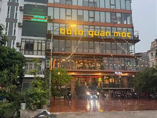 Cho thuê tòa nhà mặt phố thái thịnhđống đa 130m, 5 tầng, mặt tiền 10m, lô góc, mọi mô hình, 68tr