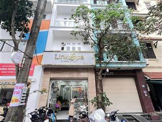 Cho thuê nhà trung kính đôi 80m2  5 tầng, 4 làn ô tô, phân lô vip, hợp vp, lớp học, ở kd, 28tr/th