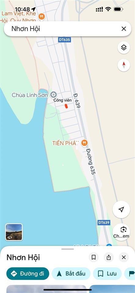 Đất đường đsa8 đẹp nhất, công viên và đường lớn xuống, nhơn hội, quy nhơn, bình định, ( gia lai )