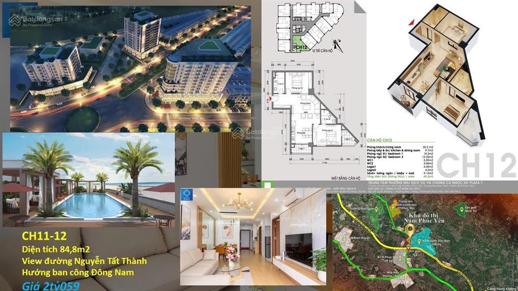 Căn hộ view thoáng và hướng đẹp nhất dự án ngọc hà diamond phúc yên phú thọ dt 84,8m2