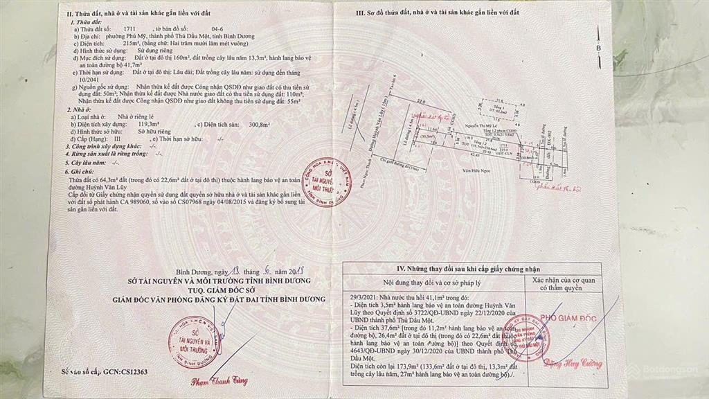 Bán nhanh nhà mặt tiền huỳnh văn lũy, phú mỹ, thủ dầu một, bình dương. vị trí đắc địa, giá cực tốt