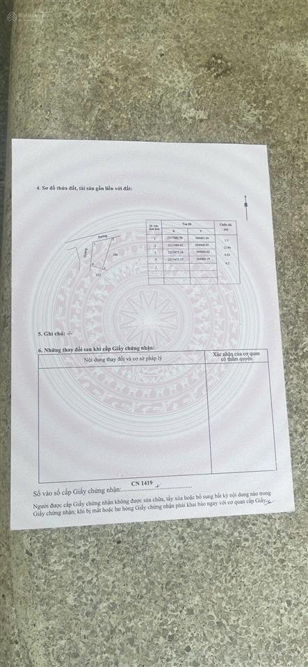 Siêu hiếm lô đất vàng
tại tdp vũ xá xã dương quang thị xã mỹ hào tỉnh hưng yên lô góc