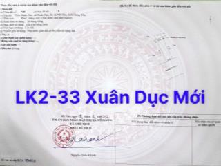 Chur gửi bán lô lk233 95m dãn dân xd mới hướng nam mát mẻ giá 4 tỷ.100