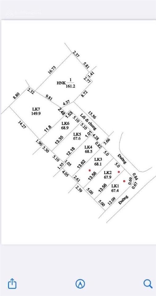 Lô đất tại xã chính nghĩa huyện kim động tỉnh hưng yên đường thông ô tô vào tận đất