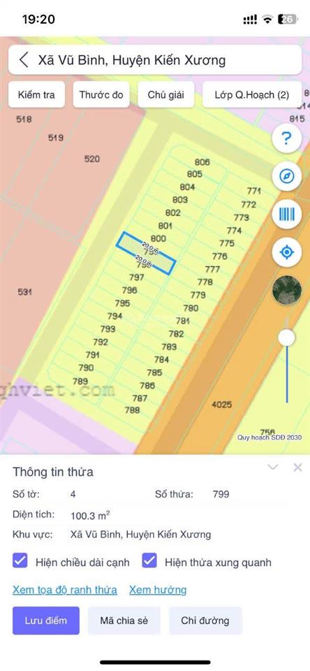 Mình có hai lô đất giãndân tai mở đạo 1 xã vũ bình huyện kiến xương thái bình cũ
diện tích