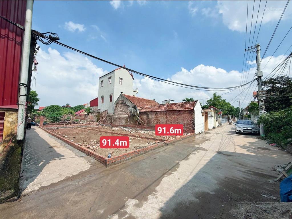 Diện tích 91.4mv + 91.6mv tại thuần hưng khoái châu nay là chí minh hưng yên hiện trạng lô 9