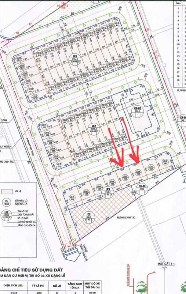 Giãn dân xã đặng lễ, ân thi, tỉnh hưng yên, diện tích 140 m2 lô biệt thự