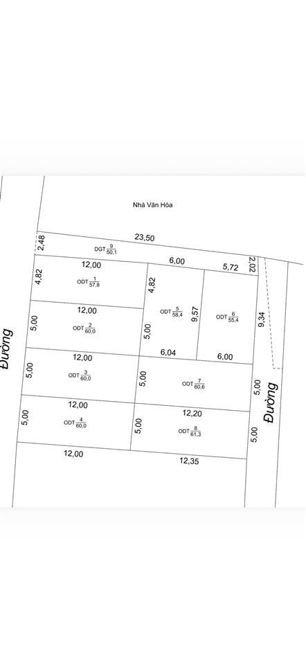 Lô đất tại tdp thuần mỹ phường thượng hồng tỉnh hưng yên diện tích 61,3 m2