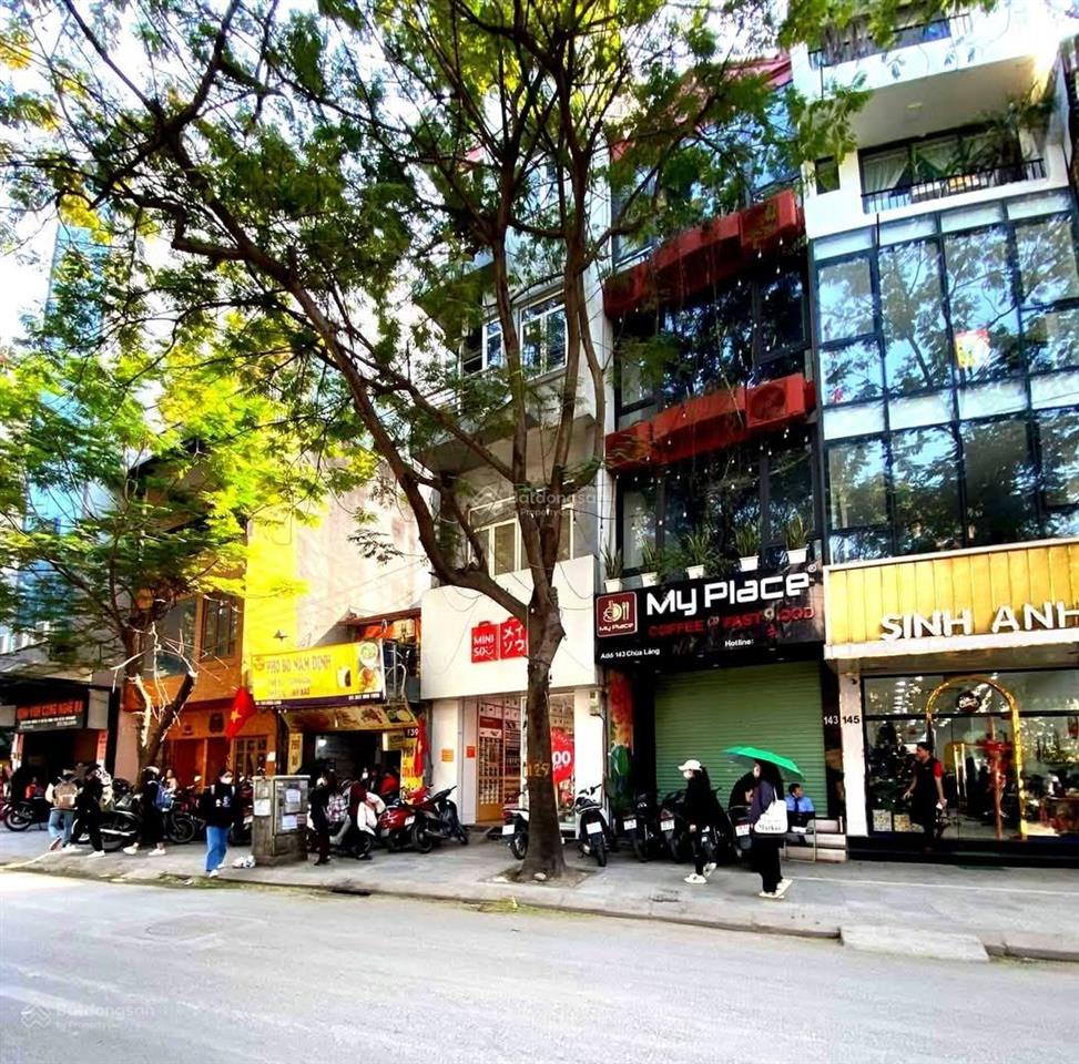 Bán nhà mặt phố chùa láng 10 tầng thang máy  dòng tiền 120 triệu/tháng