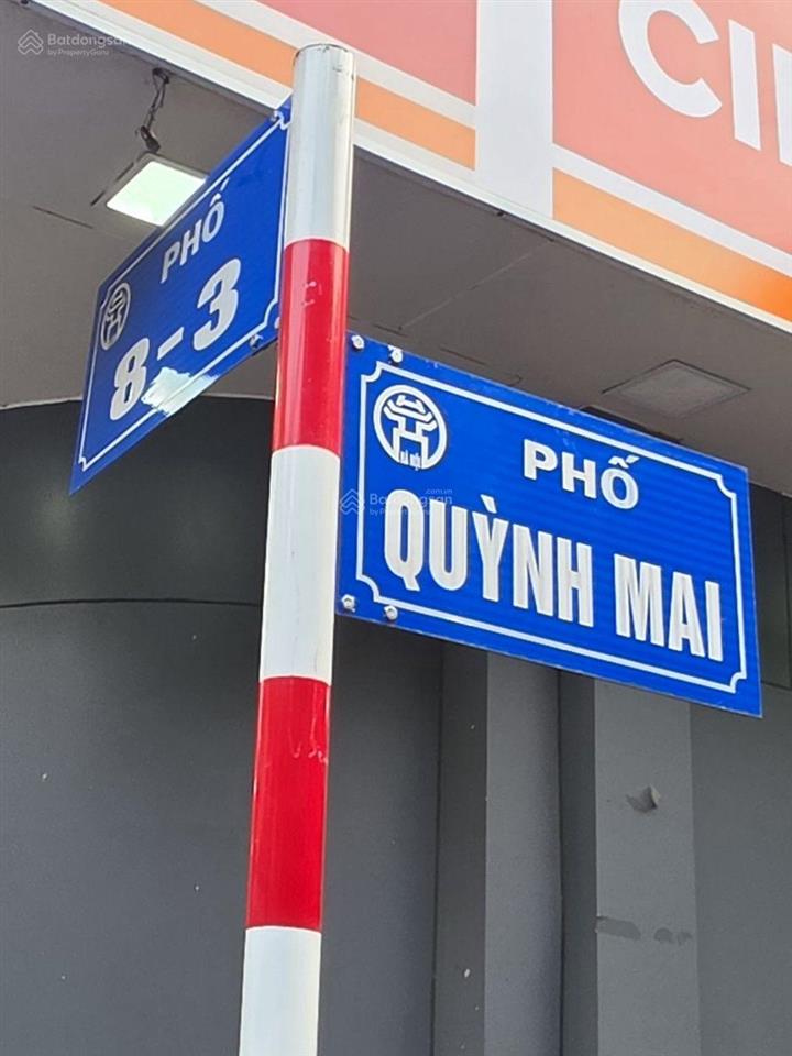 Mặt phố quỳnh mai  kinh doanh  ô tô tránh  chỉ nhỉnh 12 tỷ