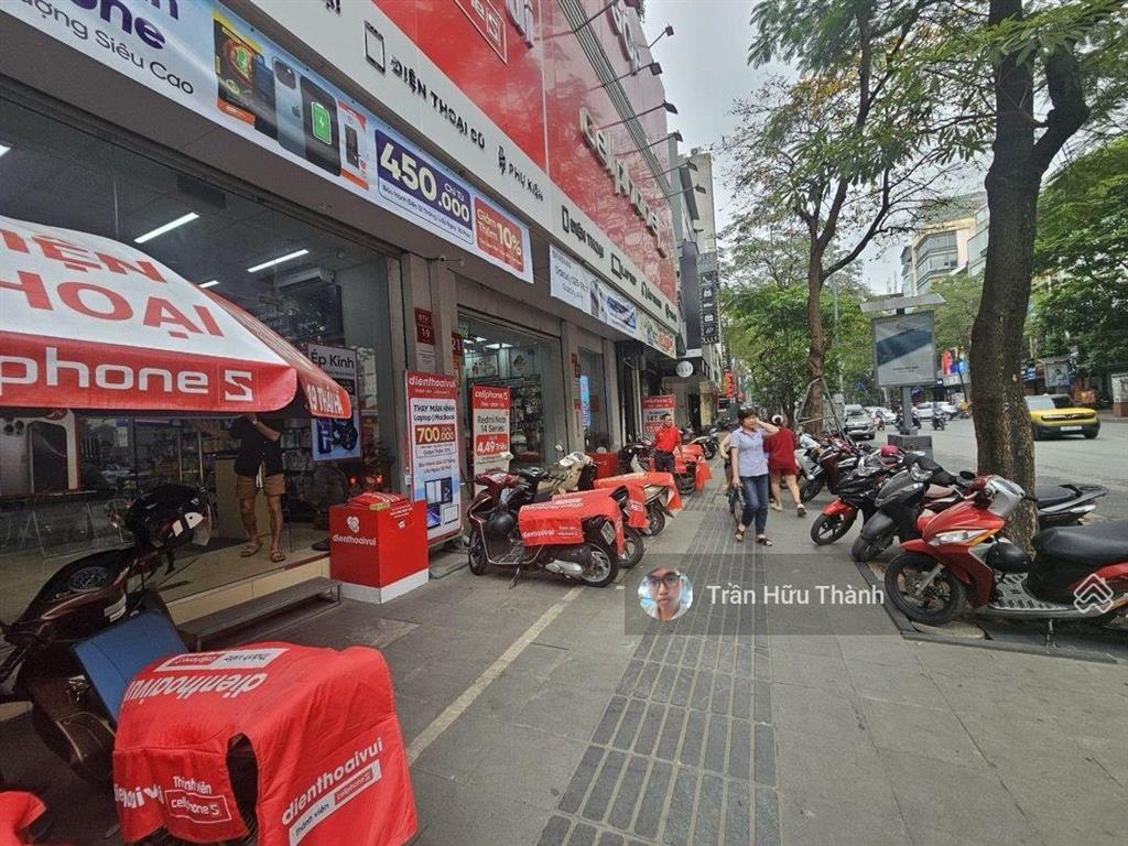 Mặt phố thái hà  thái thịnh. 2 mặt tiền  kinh doanh + mặt tiền khủng. 4t  thông sàn, 80m2
