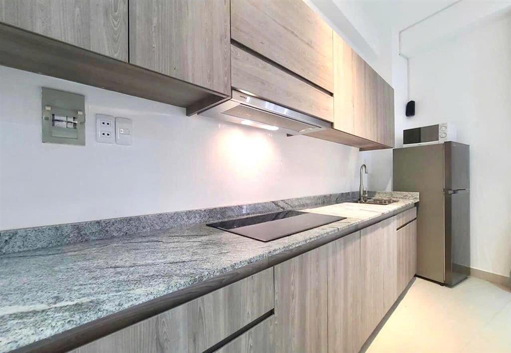 Căn hộ 1 pn mới full nội thất cao cấp, tiện nghi | thang máy  hầm xe đầy đủ, ngay cầu ông lãnh