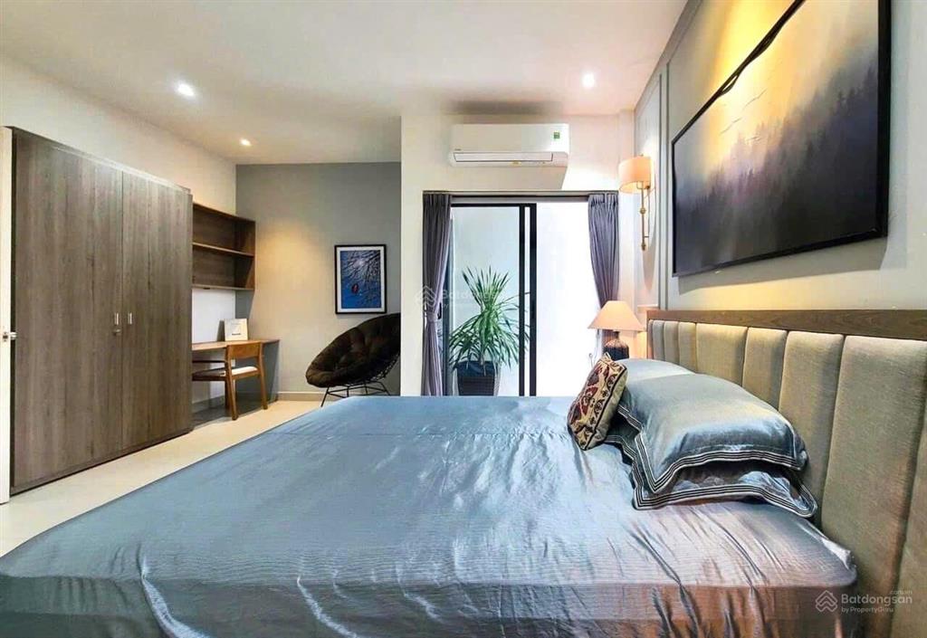 Căn hộ 1 pn mới full nội thất cao cấp, tiện nghi | thang máy  hầm xe đầy đủ, ngay cầu ông lãnh
