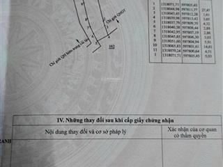 Bán lô đất full thổ cư tại tttp cam ranh với diện tích 166.9m2, 3 mặt tiền ( một mặt tiền qh rộng )