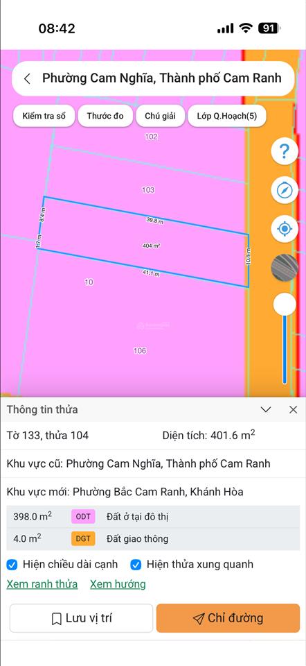 Lô đất cực đẹp với diện tích 401.9m2 (ngang 10m dài ~ 40) có 140m2 thổ cư, giá rất đẹp