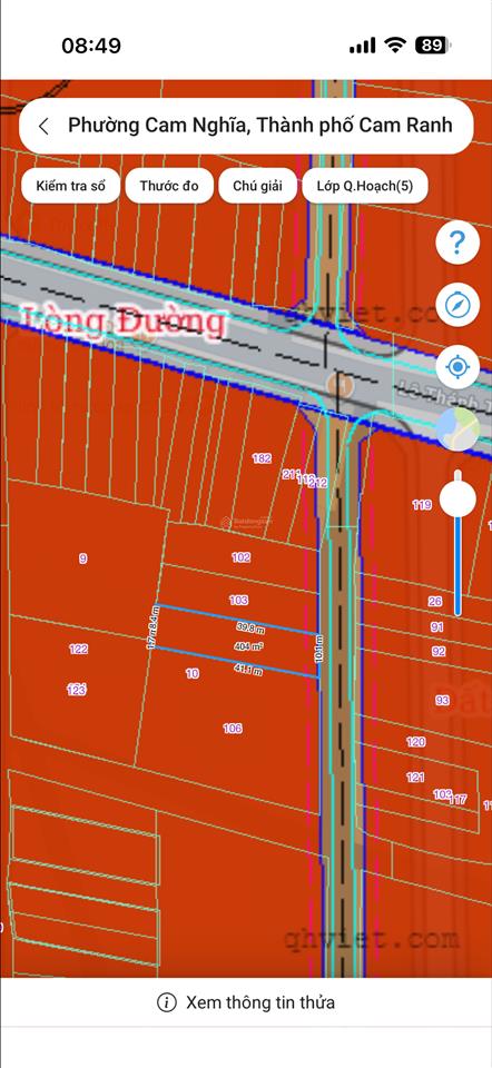 Lô đất cực đẹp với diện tích 401.9m2 (ngang 10m dài ~ 40) có 140m2 thổ cư, giá rất đẹp