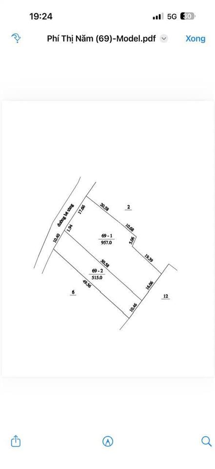 515m/150m thổ cư đối diện đhqg, cạnh ga metro chỉ 16 triệu/m