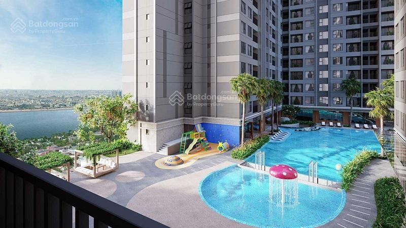 Thật 100% ch sổ hồng 72m2, 2pn, 2wc, view hồ bơi nội khu, giá 3.25 tỷ tại the rivana
